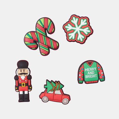 Red and Green Ornament 5 Pack