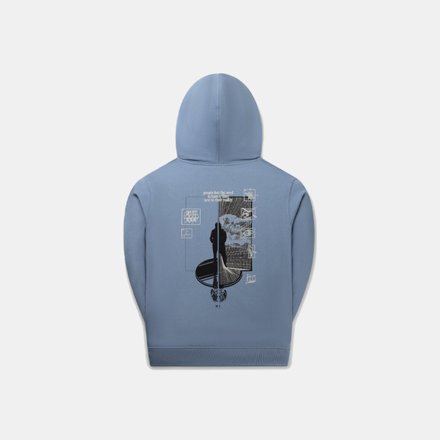 Mirror Hoodie Blue