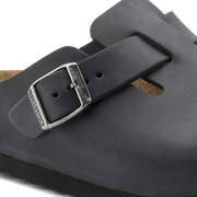 Boston Black Oiled Leather