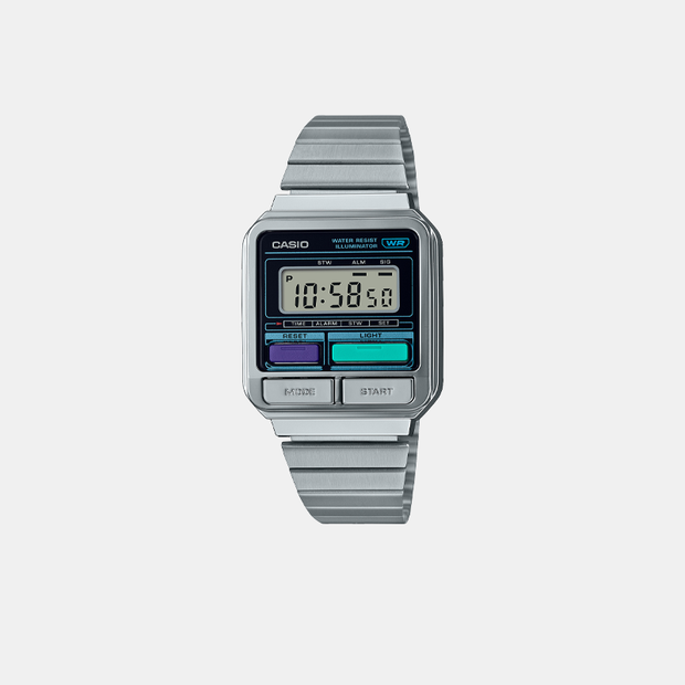Retro Digital Chrome Plated