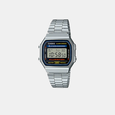 Retro Silver Black Digital
