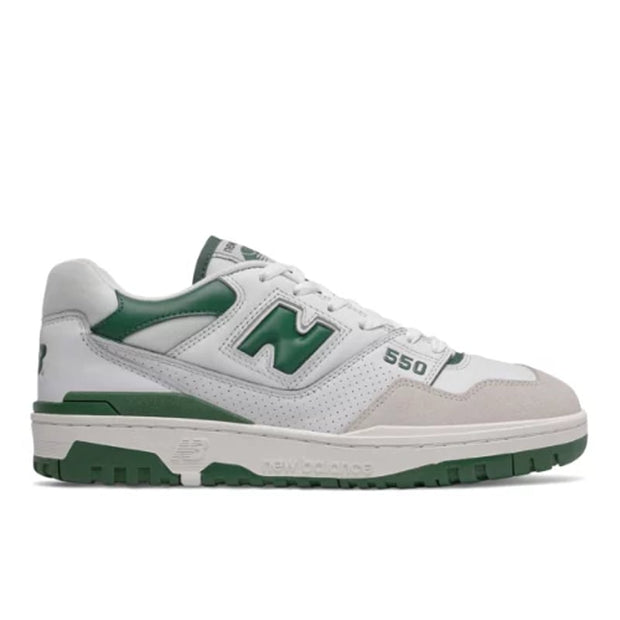 New Balance 550 White & Team Forest